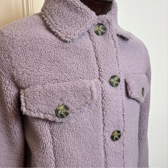Meteo Yves Salomon $3000 Shearling Jacket Rare Levander Color‎ Made in France S - Picture 1 of 17